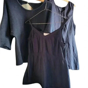 3 Black Tops XL Liz Claiborne, Kersh plus  one